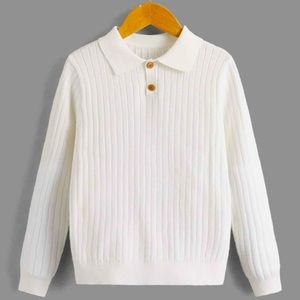 Boys Polo Neck Sweater